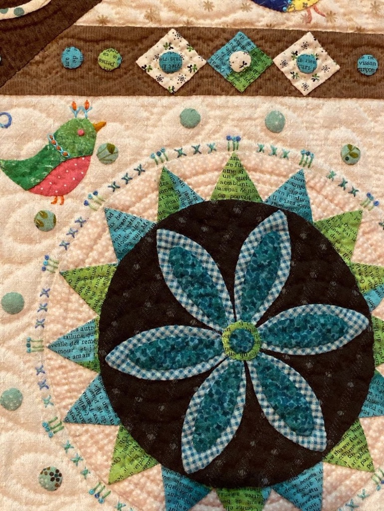 "Hamorebi Sunlight Through the Leaves" by Teruko Uchiya - Block